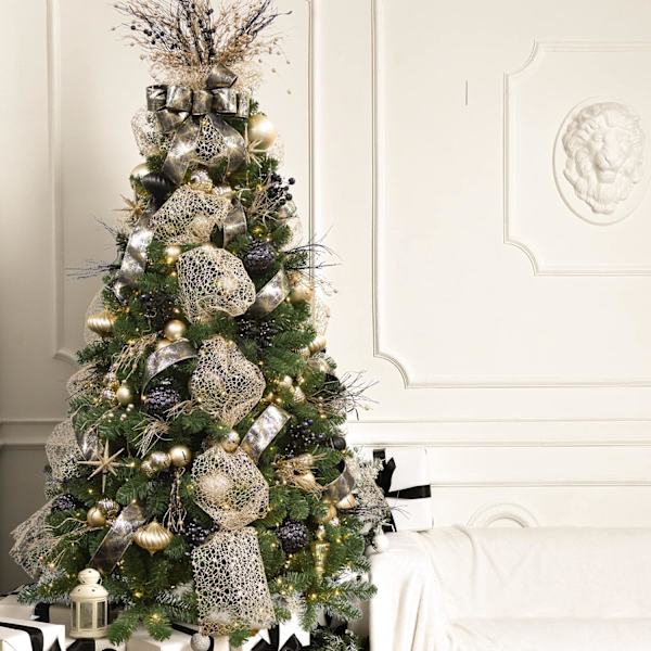 Sorte julekugler 20 stk. 3,15 tommer juletræ dekoration ornamenter til