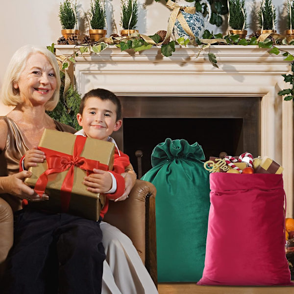 Tomtens julesammetpose