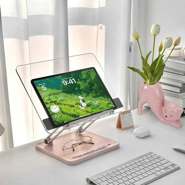 Unik kattkruka, inomhus- och utomhusväxtdisplayer, rolig keramik kattkruka, kattgåvor för kattälskare, härligt kontor skrivbord rum rosa