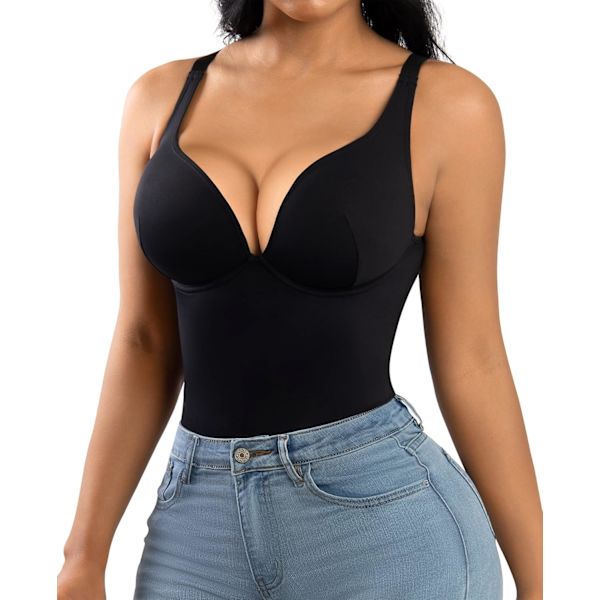 Thong Shapewear for kvinner Tummy Control Slim Body Shaper