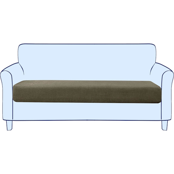 Sofaovertrekk RV Seater Slip Stretch Slitesterk Sofa Putetrekk