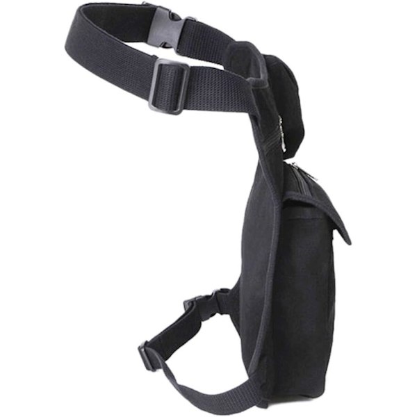 Canvas Outdoor Travel Waist Pack - Multi-Pocket Lårpose til Mænd og