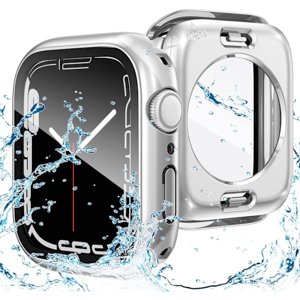 2 i 1 vattentätt fodral för Apple Watch-skärm