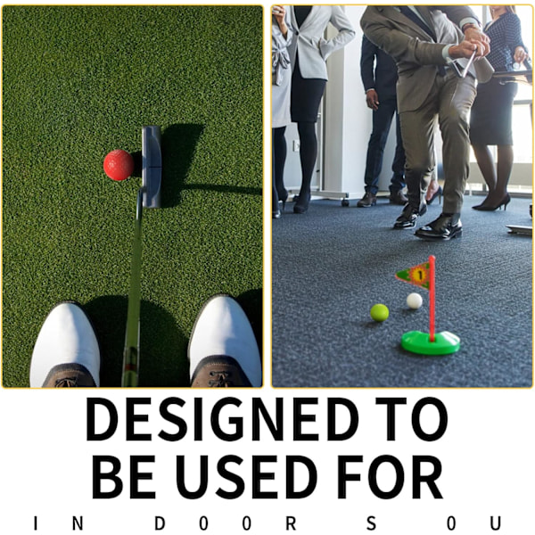 Træningsgolfbolde - Bløde PU-golftræningsbolde
