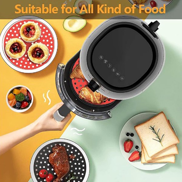 Non-Stick Air Fryer Liners: Varmebestandige matter for kjøkkenbaking