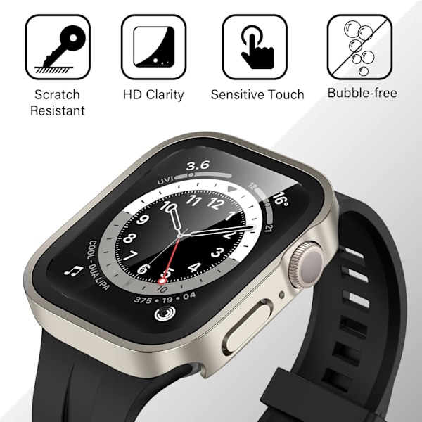 2-pak etui kompatibel med Apple Watch Series 8