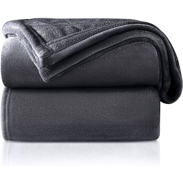 Fleece tæppe, Full/Queen Size tæppe - blødt letvægts mikrofiber