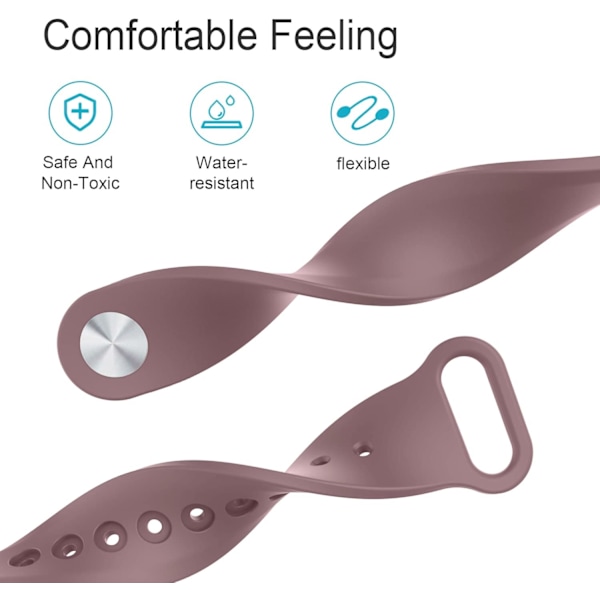 för Fitbit Inspire HR/Inspire Strap - Sport Silikonersättningsband (3-pack)