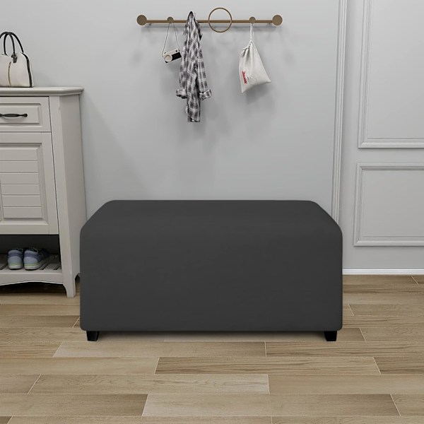 Super Stretch Soft Form Fit Ottoman Cover - Rektangulær Ottoman