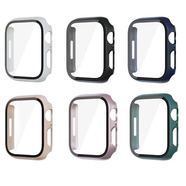 6-pack fodral för Apple Watch Series Se/6/5/4 44Mm skärmskydd