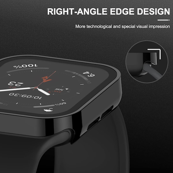 2-pak hårdt etui kompatibelt med Apple Watch 40Mm Series 6 Se Series