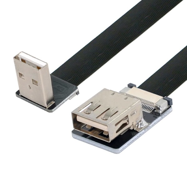 Chenyang Cy Down Vinklad Flat Slim Fpc USB 2.0 Typ-A Hane