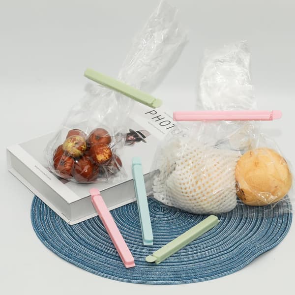 15 STK 6 Tommers Forseglingsklemme Plastpose Forseglingsklemmer Poseklemmer for Matoppbevaring