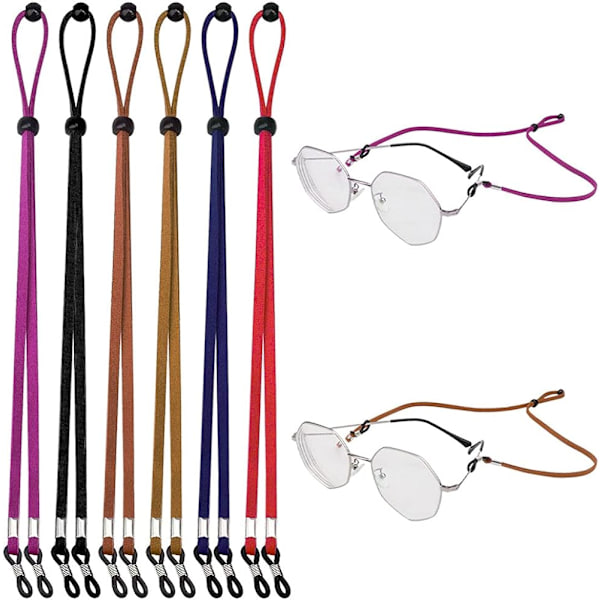 6 stk. Brille Snore - Justerbare Universelle Brille Remme