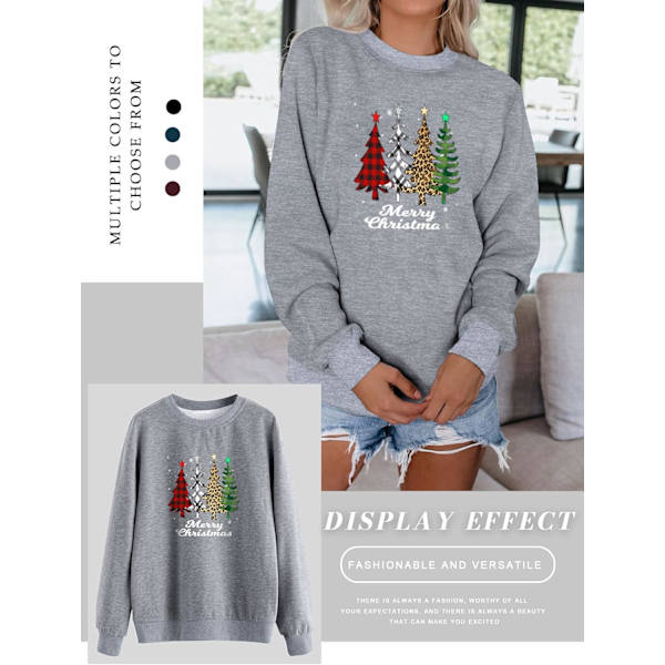 Dame Juletrøje Juletræ Sweatshirt Xmas