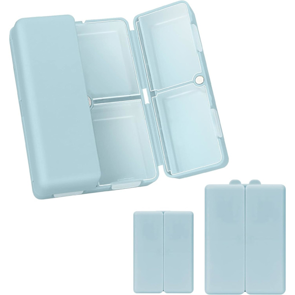 2 stk. Daily Pill Organizer, 7 rum Portable Pill
