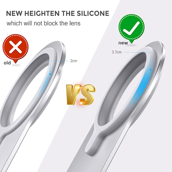 Stativ for MagSafe-lader, Aluminium Stativholder for iPhone 16 15 14 13 12-serien, Magsafe-tilbehør Kompatibel med iPhone 16 15 14 13 12 Plus, Pr