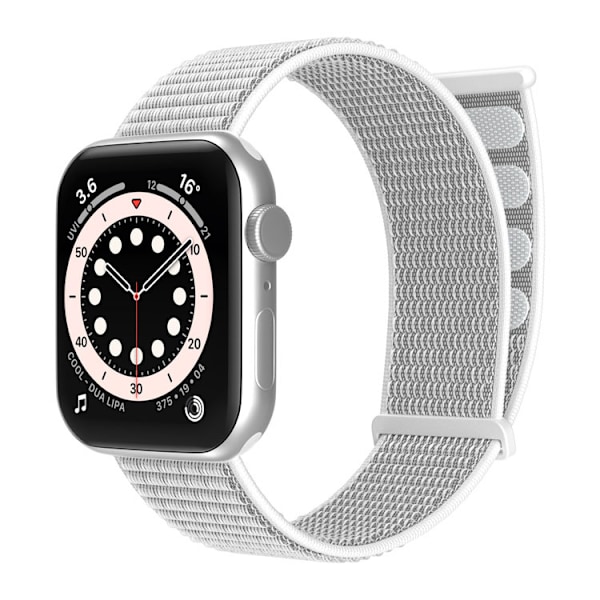 Egnet til Apple Woven Watch med Nylon Loop Dobbelt Klips