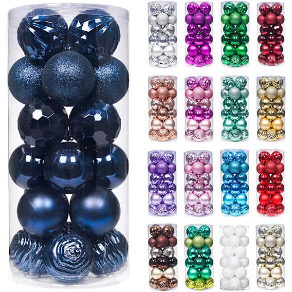 60mm/2,36\" Julgranskulor Shatterproof Julgranskulor Set