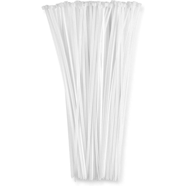 12-tommer lynlås kabelbindere (250-pak) - Kraftig nylon