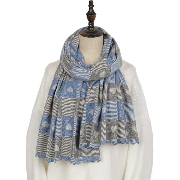 Dam Scarf Pashmina Sjalar Wraps för Kvällsklänningar Vinter Varma Halsdukar