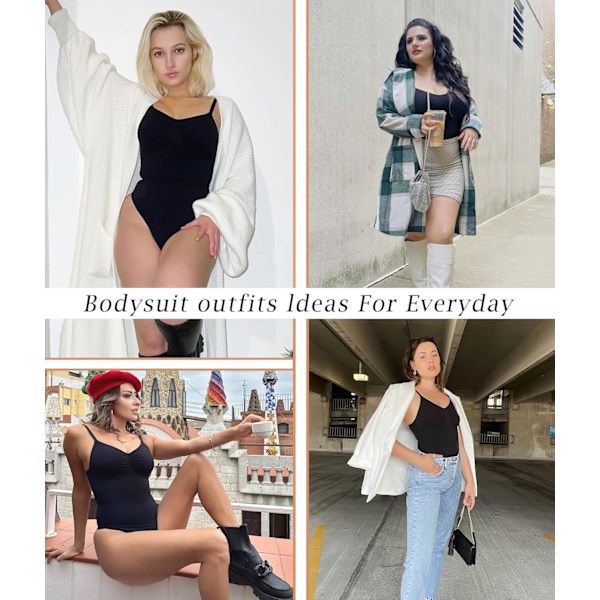 Bodysuit för kvinnor, magenkontroll, formande underkläder, sömlös skulpterande trosa