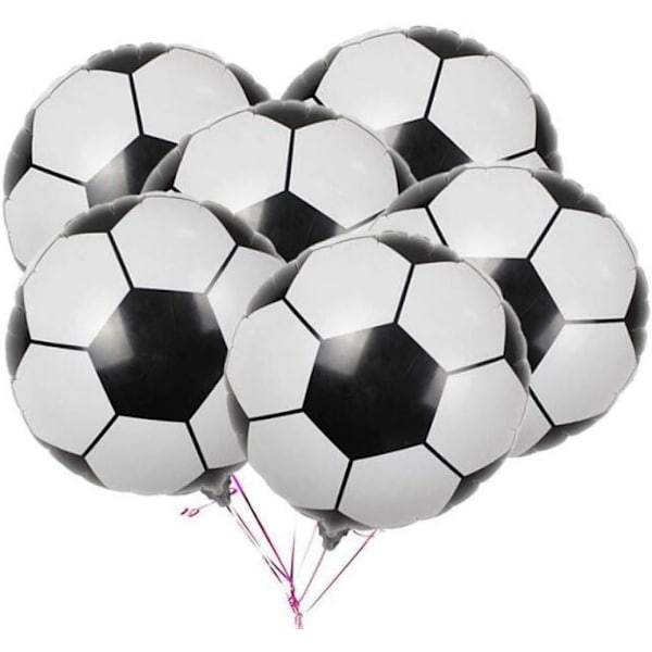24 stk. 18 tommer fodboldballoner Aluminiumsfolieballoner Mylar