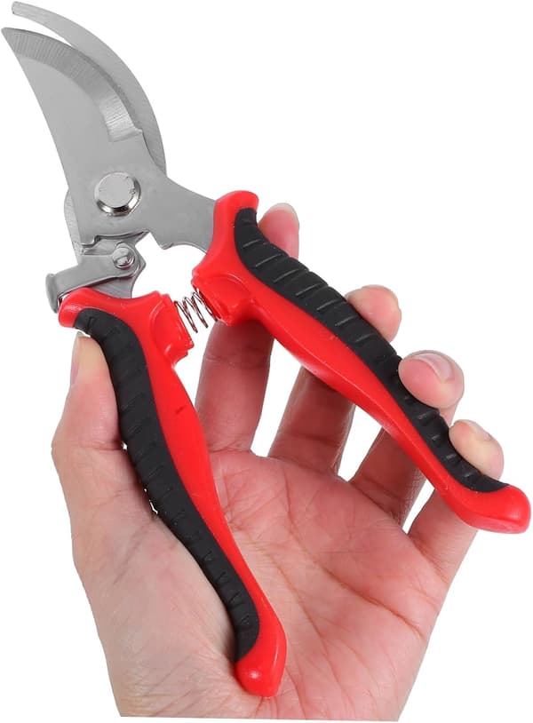 Kraftige hagesakser med rustfrie stålblader Ergonomisk lås Presisjonsklippesaks