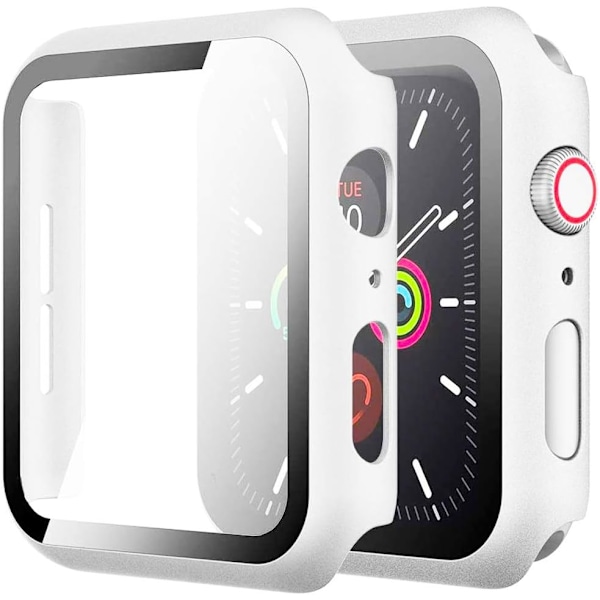 Kompatibel med Apple Watch Series 6/5 /4 /SE 40mm etui med skjermbeskytter