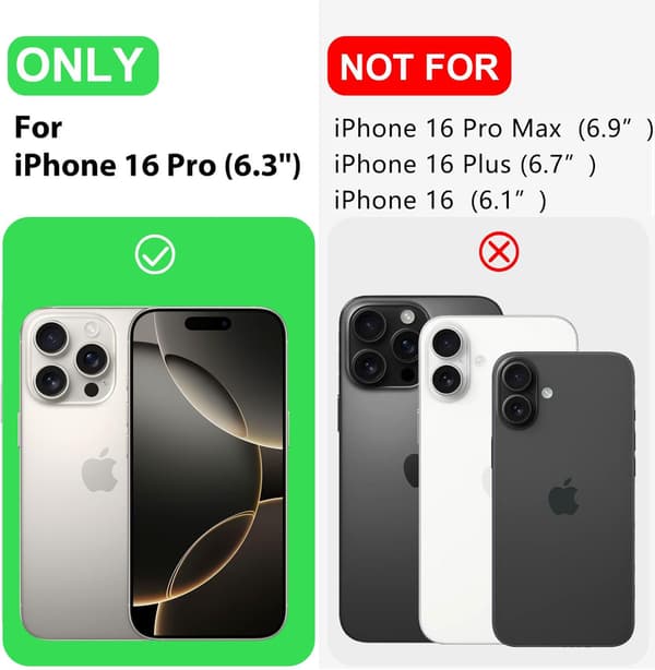 iPhone 16 Pro silikondeksel med mikrofiberfôr, støtsikkert - Grønt