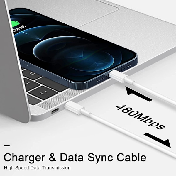3-pakning 20W hurtiglading laderadapter. USB C
