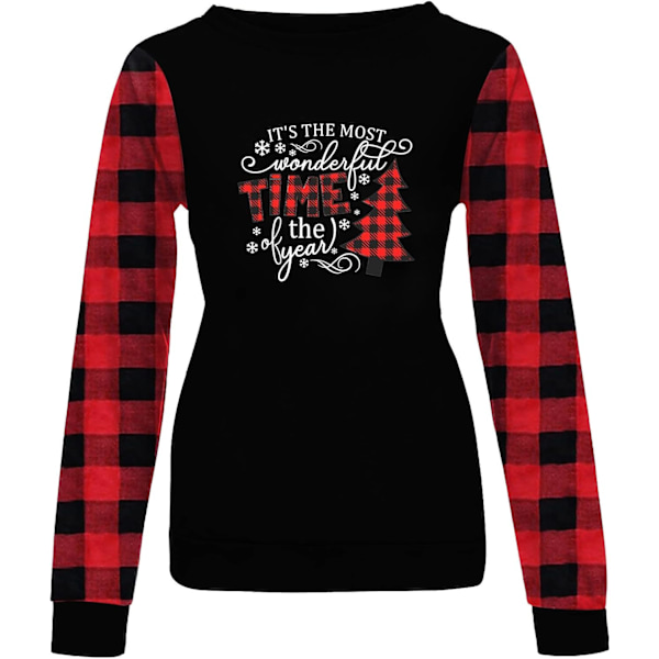 Jultröjor för kvinnor 2023 Höstmode Raglan Långärmad Pullover