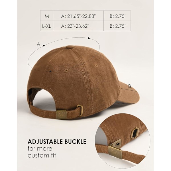 Mænd og kvinder Vintage vasket slidt bomulds baseball cap almindelig blank