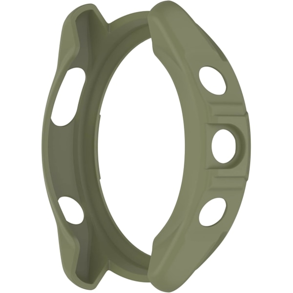 Skal Kompatibelt med Garmin Forerunner 965 Skal TPU-skydd Kompatibelt med Garmin Forerunner 965 Smartwatch Tillbehör (Svart, Grön) Svart, Grön