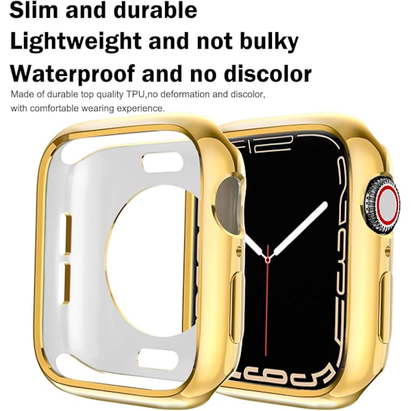 for Apple Watch Case 40mm Series 6/5/4/SE Soft