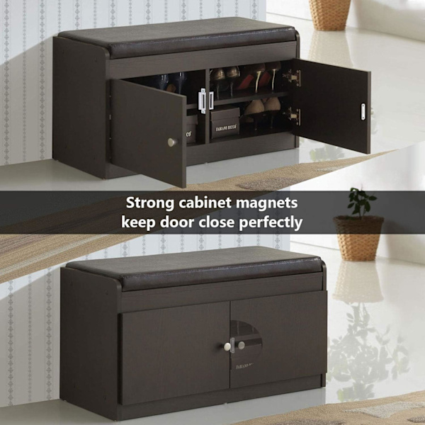 7-pak magnetisk dørstopper - 304 rustfritt stål