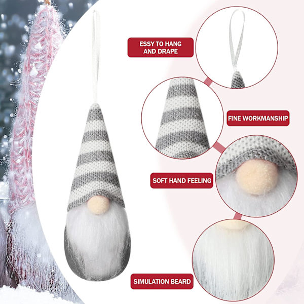 Juldocka Gnome Ornament: Bedårande bordsdekor