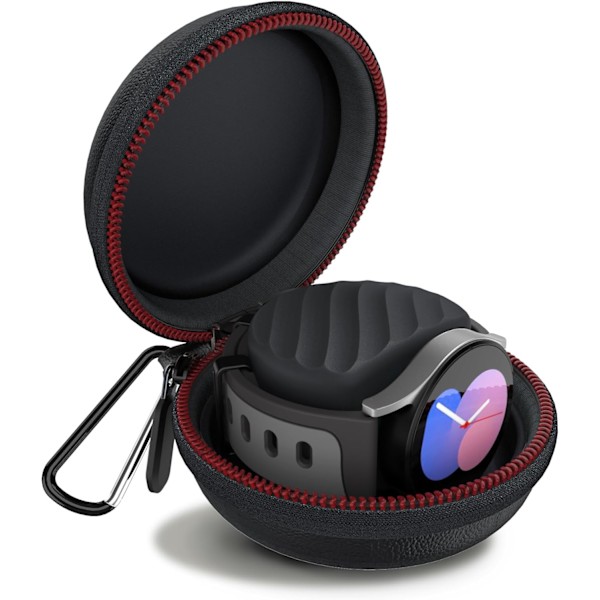 Galaxy Watch 7/6/5/4 Reiseetui, Bærbar Hardt EVA Bæreveske Laderstativ Holder Bag for Galaxy Watch Ultra/ 6 Classic/5 Pro/4 Classic/Active 2 & Act