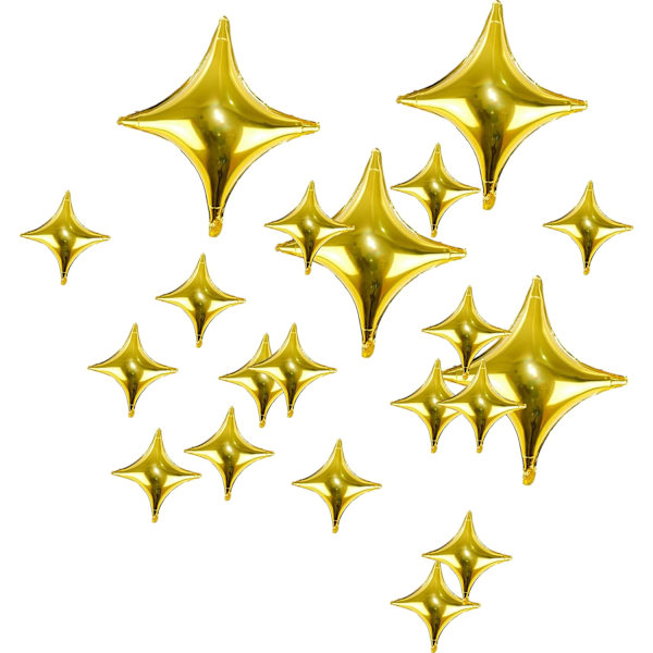 20 stk. 26 tommer og 10\" folieballongstjerne