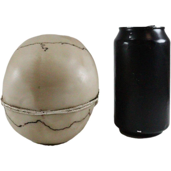 Ebros Patriotisk Amerikansk Flag Stjernespangled Banner Maske På Kranie Dekorativ Figur 6,25\" Lang Makaber Samleobjekt Frihed USA Medicinsk Tema