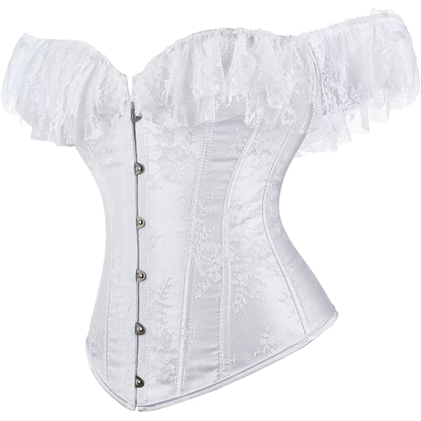 Korset Top Med Ærmer Til Kvinder Plus Size Victorianske Korsetter Bustier Snørebånd