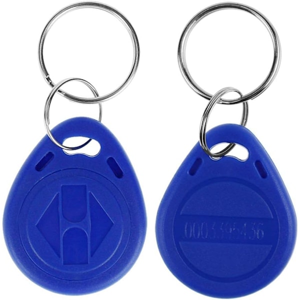 125KHz Smart ID Key Tag Card RFID Access Control Key Card (Pakke med 10)