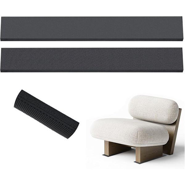 Dubbelsidig design halkfria gummimöbelsskenor för fåtölj, soffa, loveseat, soffa, stol. Anti-halk möbeldynor golvskydd för
