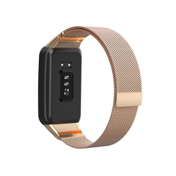 För Oppo Watch Free Nfc Milan Magnetiskt Metall Armbandsur CGM Rose Gold