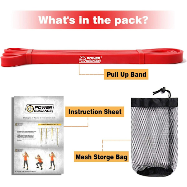 Pull Up  Assisted Pull-up Resistance Eercise-fr Bdy Stretching, Pwerlifting, Resistance Training-Purple & Red Red Red