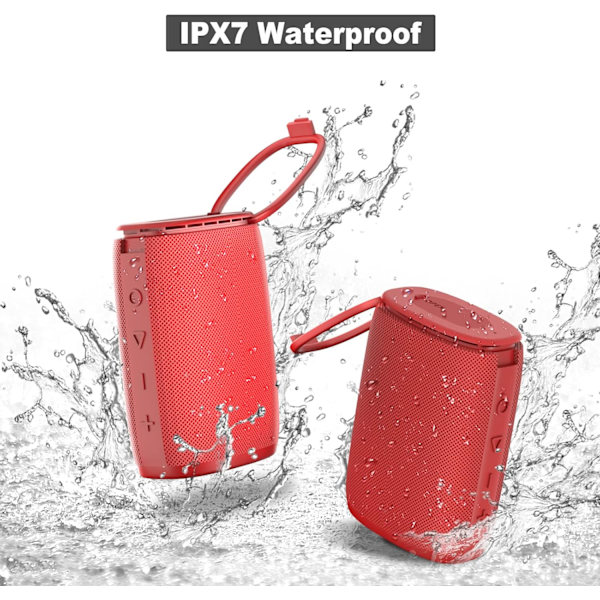 Ipx7 Vanntett Dusj Bluetooth-høyttaler. Bærbar Trådløs