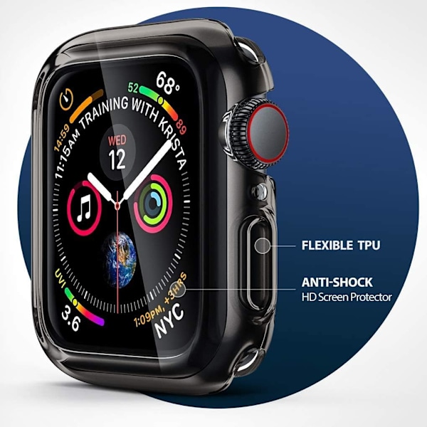 Fodral till nya Apple Watch SE Series 6 skärmskydd 44mm, Apple