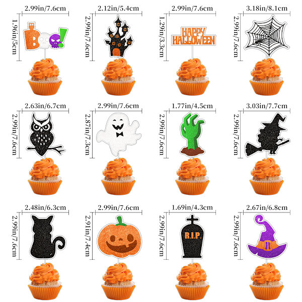 Halloween kakedekorasjon flaggermus gresskar kake plugin spøkelsesslott spøkelse