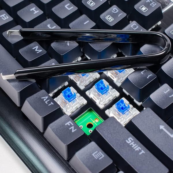 XieQiHua Anti-Static IC Puller Mekanisk Tastatur Switch Puller Værktøj 1 Pakke - Sort Sort