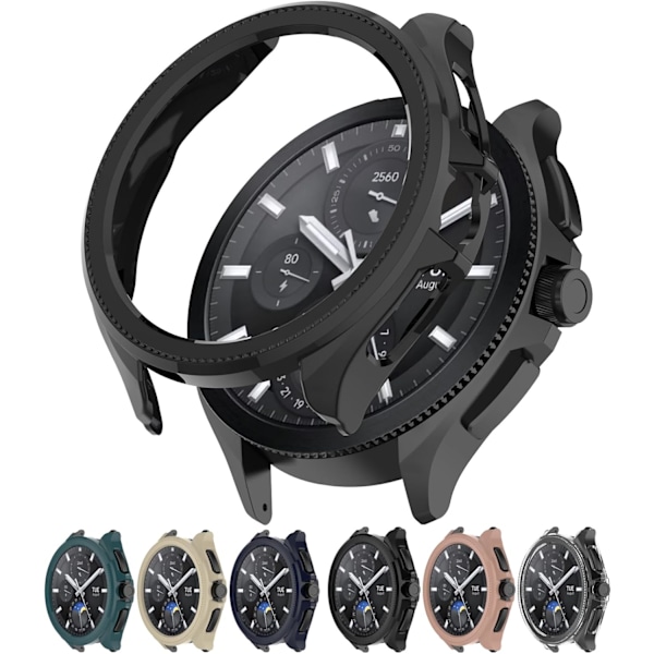 Deksel Kompatibelt med Xiaomi Watch 2 Pro, Myk Anti-Fall PC Erstatning Beskyttelsesdeksler Klokketilbehør (Svart) Svart